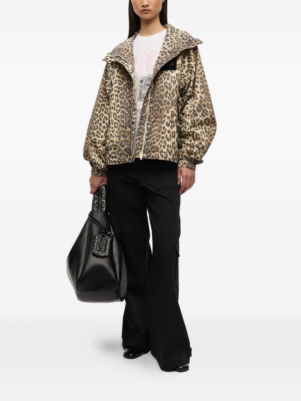 Ganni Women Nylon Blouson Jacket