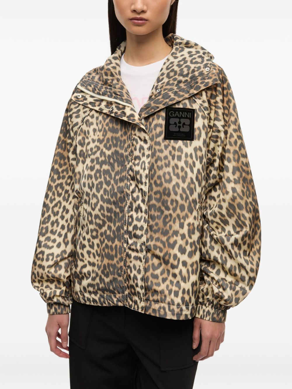 Ganni Women Nylon Blouson Jacket