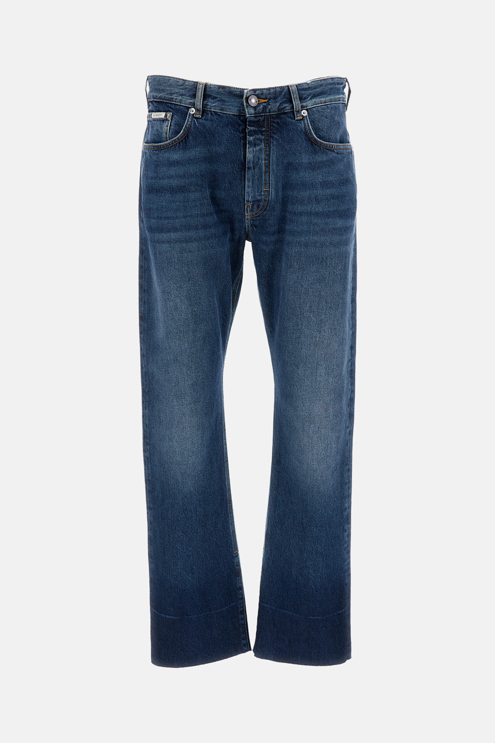 Givenchy Men Fringed Vintage Denim Trousers