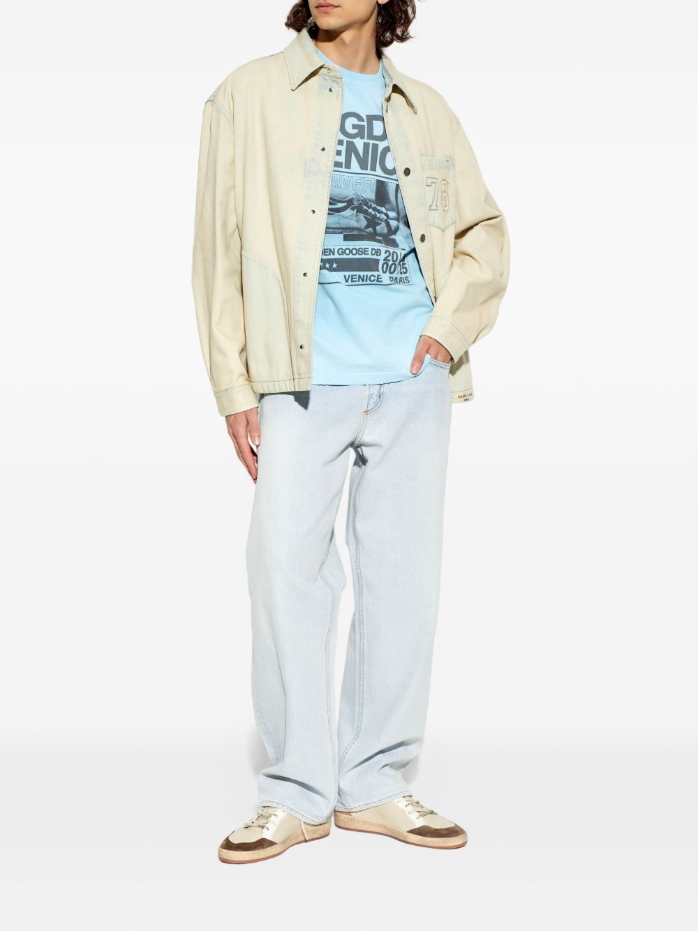 Golden Goose Men Ball Star Leather Sneakers