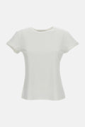 Golden Goose Women Slim T-Shirt Distressed Cotton Jersey