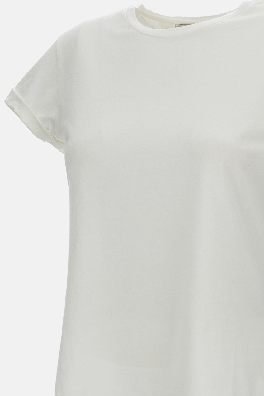 Golden Goose Women Slim T-Shirt Distressed Cotton Jersey