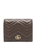 Gucci Women Gg Mamont Leather Wallet