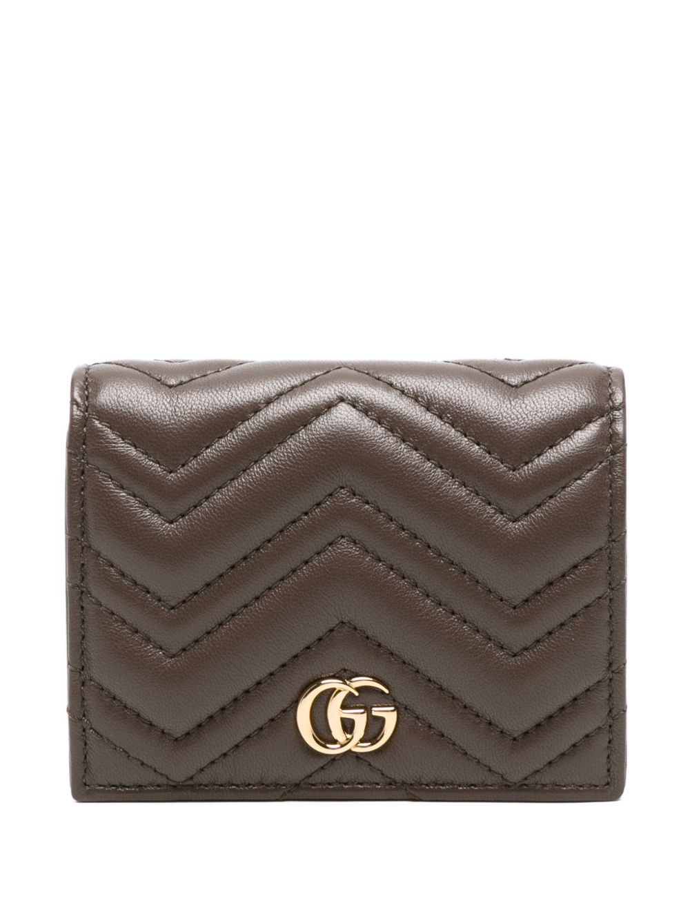 Gucci Women Gg Mamont Leather Wallet