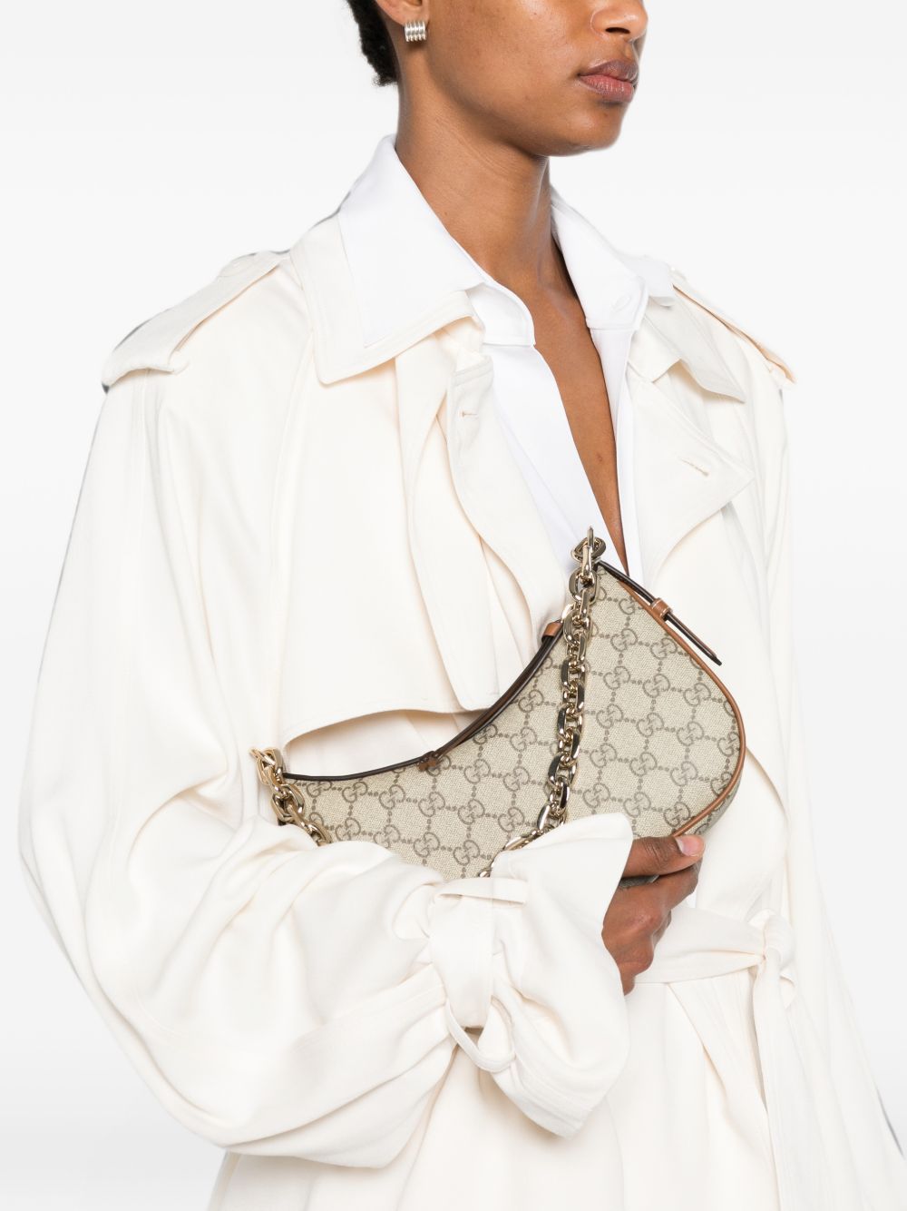 Gucci Women Gg Emblem Small Shoulder Bag