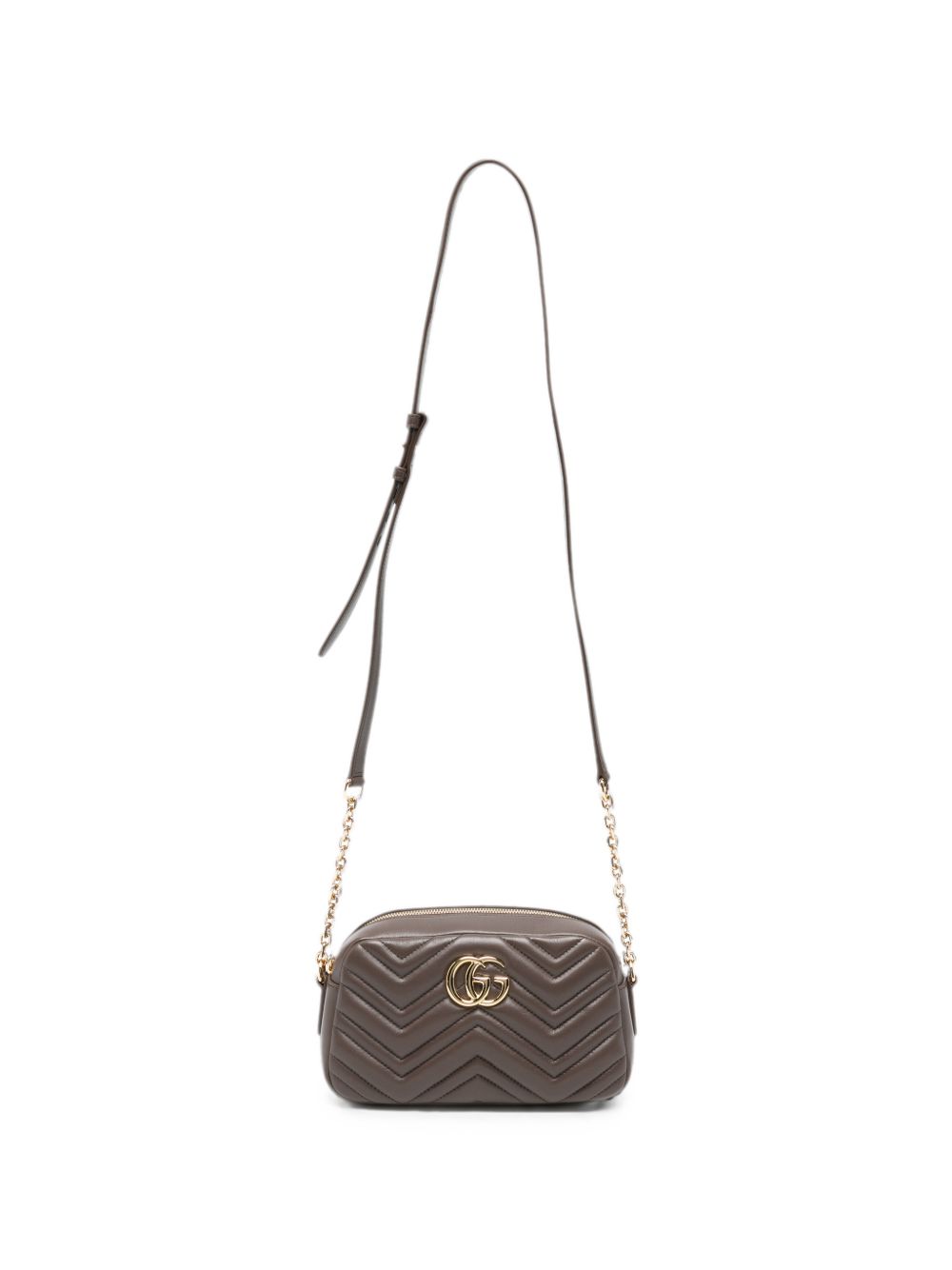Gucci Women Gg Marmont Small Leather Camera Bag