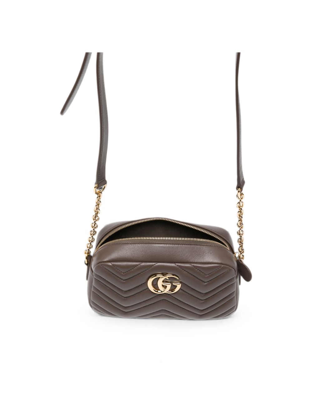 Gucci Women Gg Marmont Small Leather Camera Bag