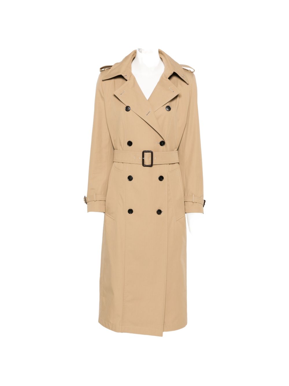 Gucci Women Cotton Long Trench Coat