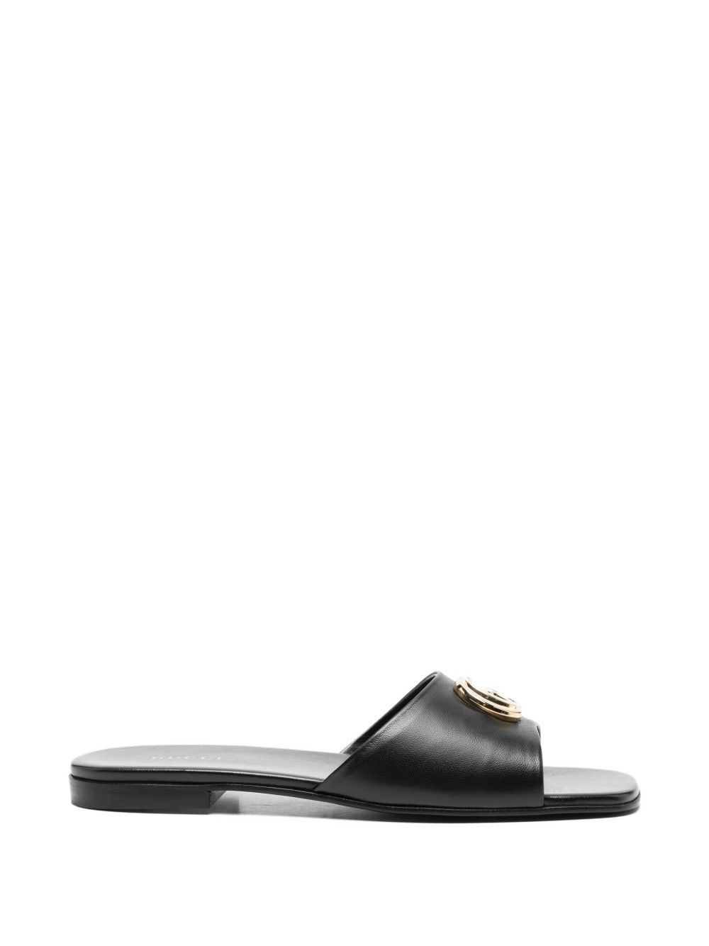 Gucci Women Gg Marmont Leather Flat Sandals