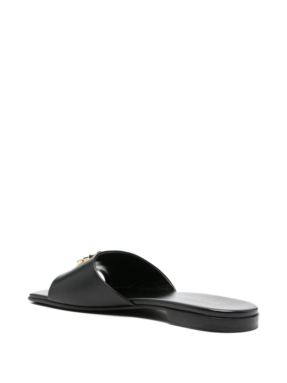 Gucci Women Gg Marmont Leather Flat Sandals