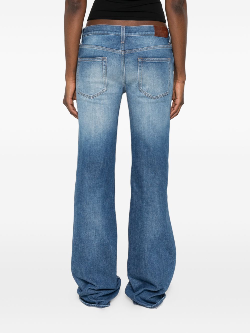Gucci Women Horsebit Denim Jeans