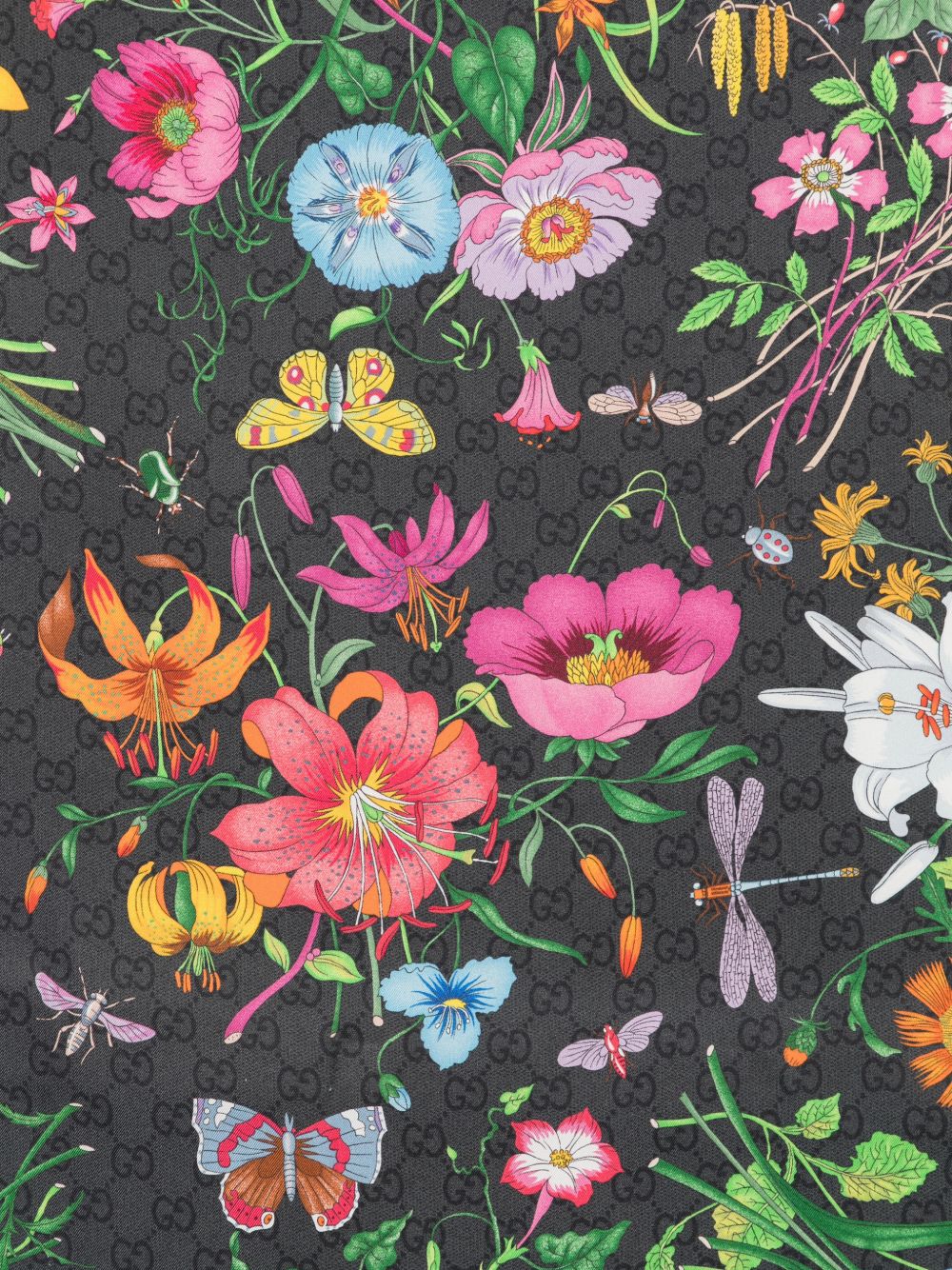Gucci Women Gucci Flora Silk Foulard