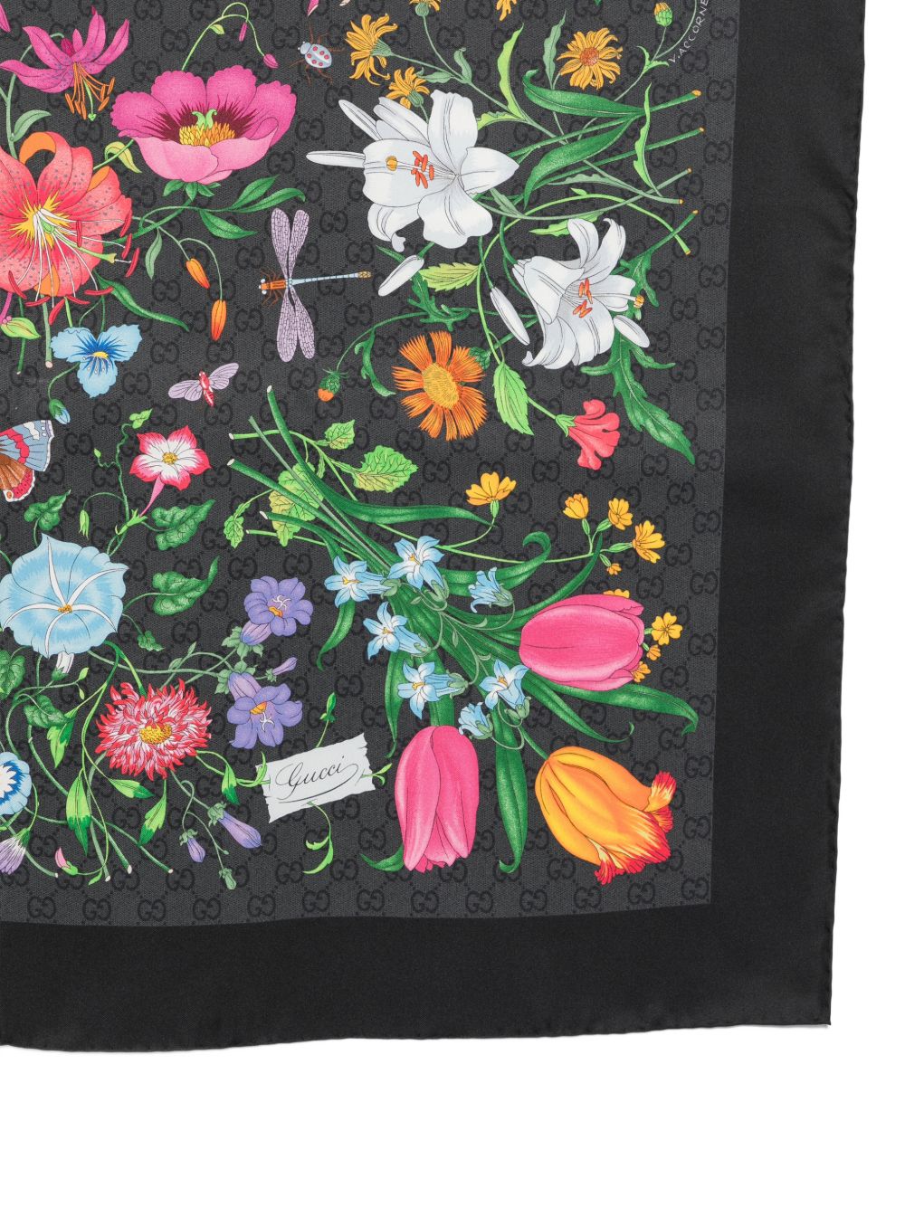 Gucci Women Gucci Flora Silk Foulard