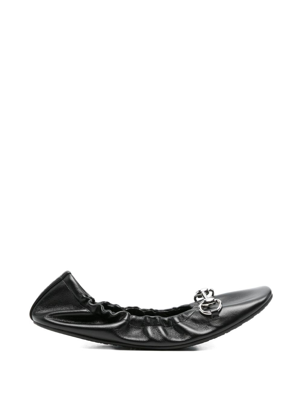 Gucci Women Prima Leather Ballets
