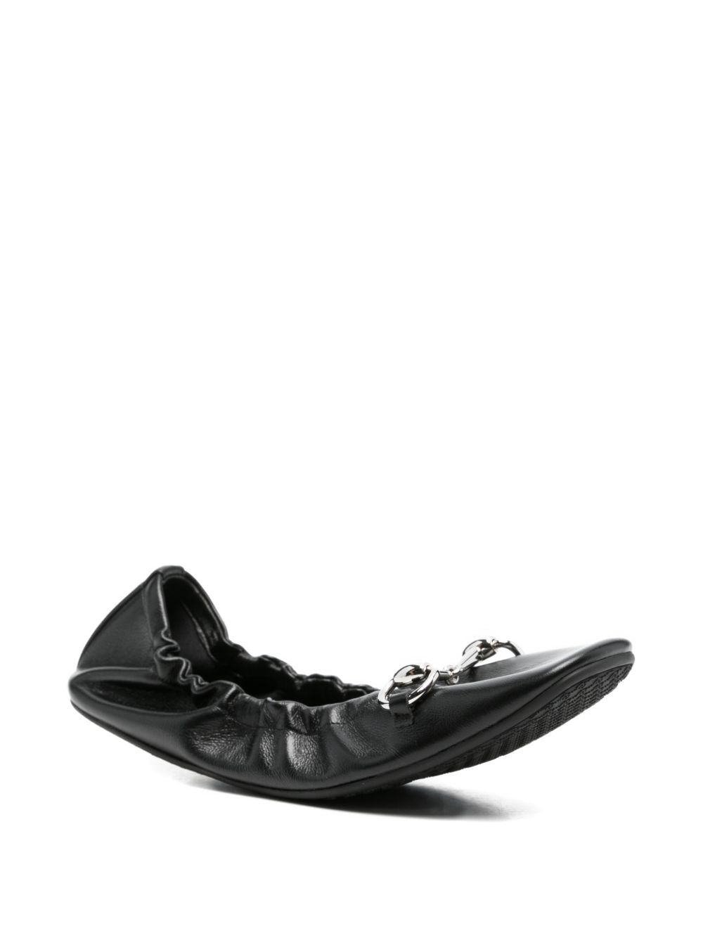 Gucci Women Prima Leather Ballets