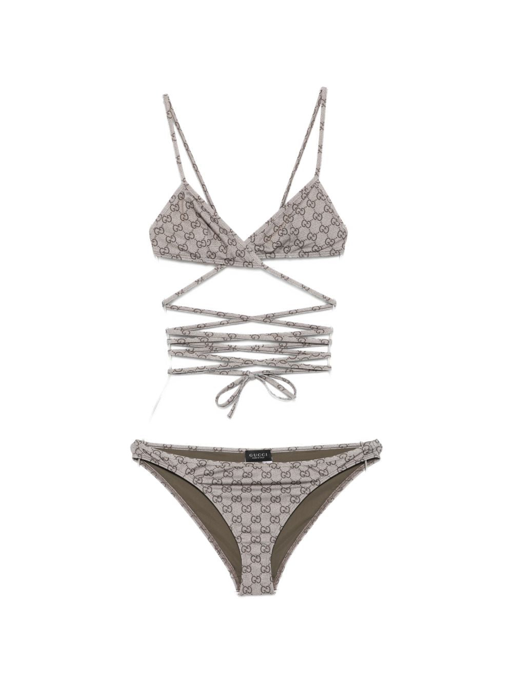 Gucci Women Gg Triangle Bikini Set