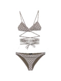 Gucci Women Gg Triangle Bikini Set