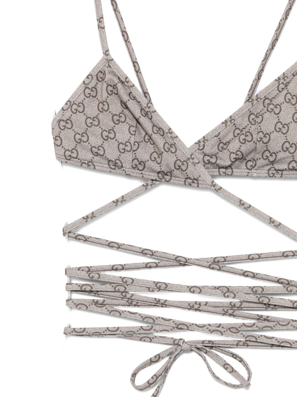 Gucci Women Gg Triangle Bikini Set