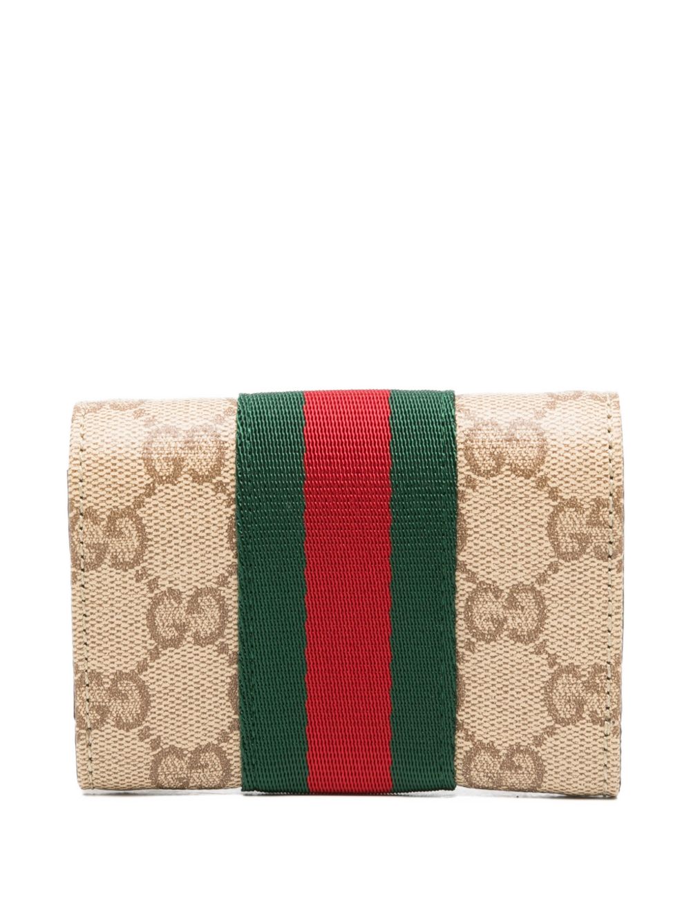 Gucci Women Web Detail Bifold Card Case