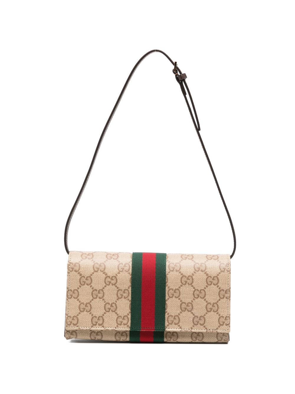 Gucci Women Web Detail Mini Pouch