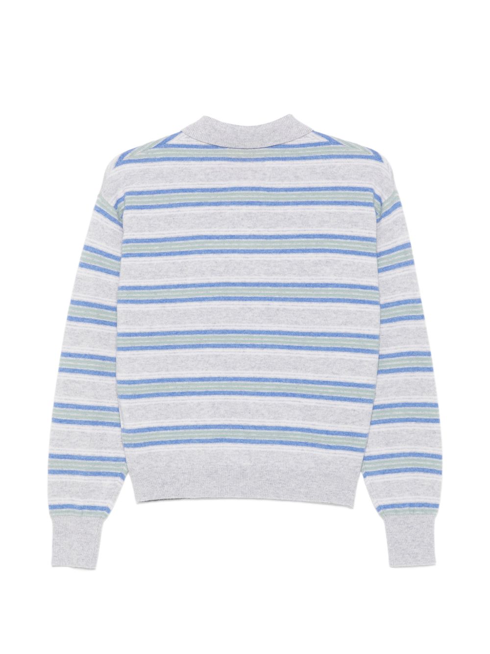 Guest In Residence Women Cashmere Striped Polo Shirt