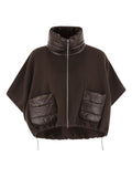 Herno Women Wool And Nylon Short Down Jacket