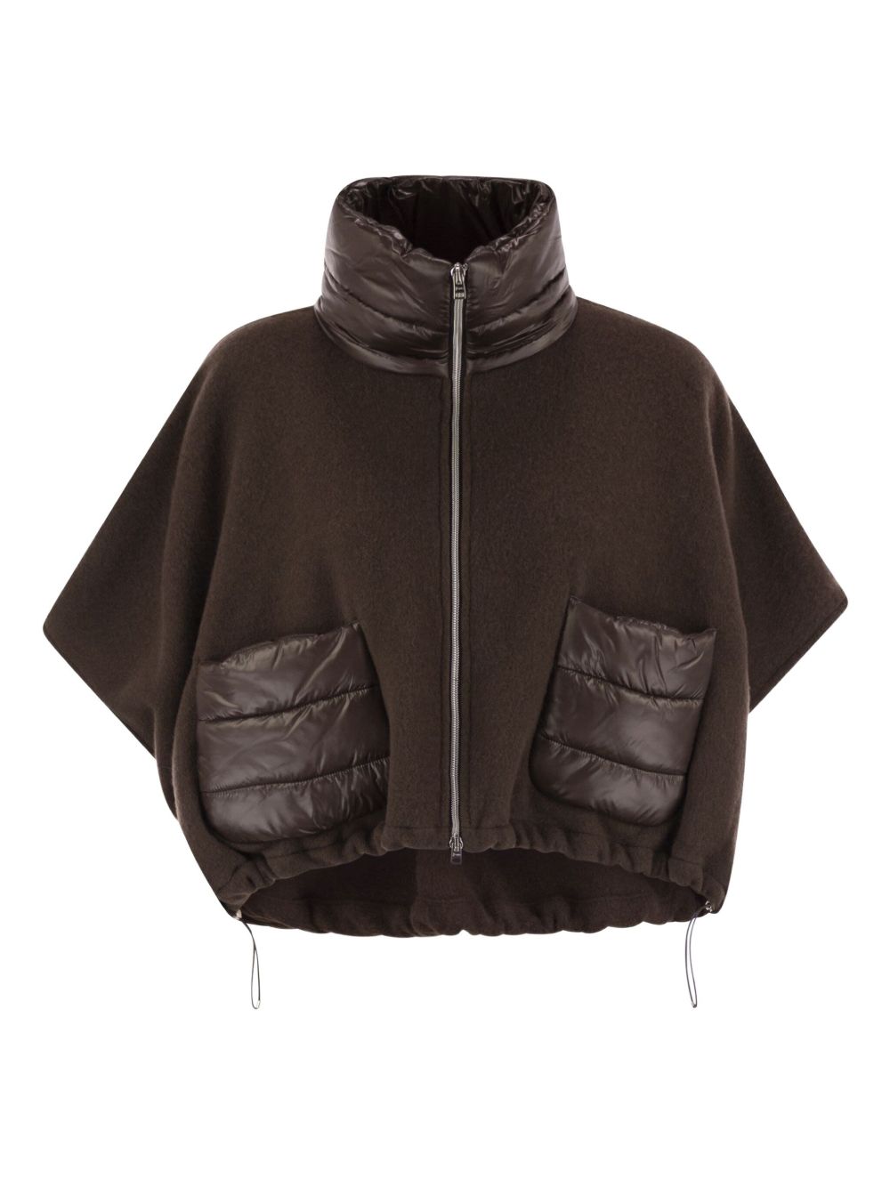 Herno Women Wool And Nylon Short Down Jacket