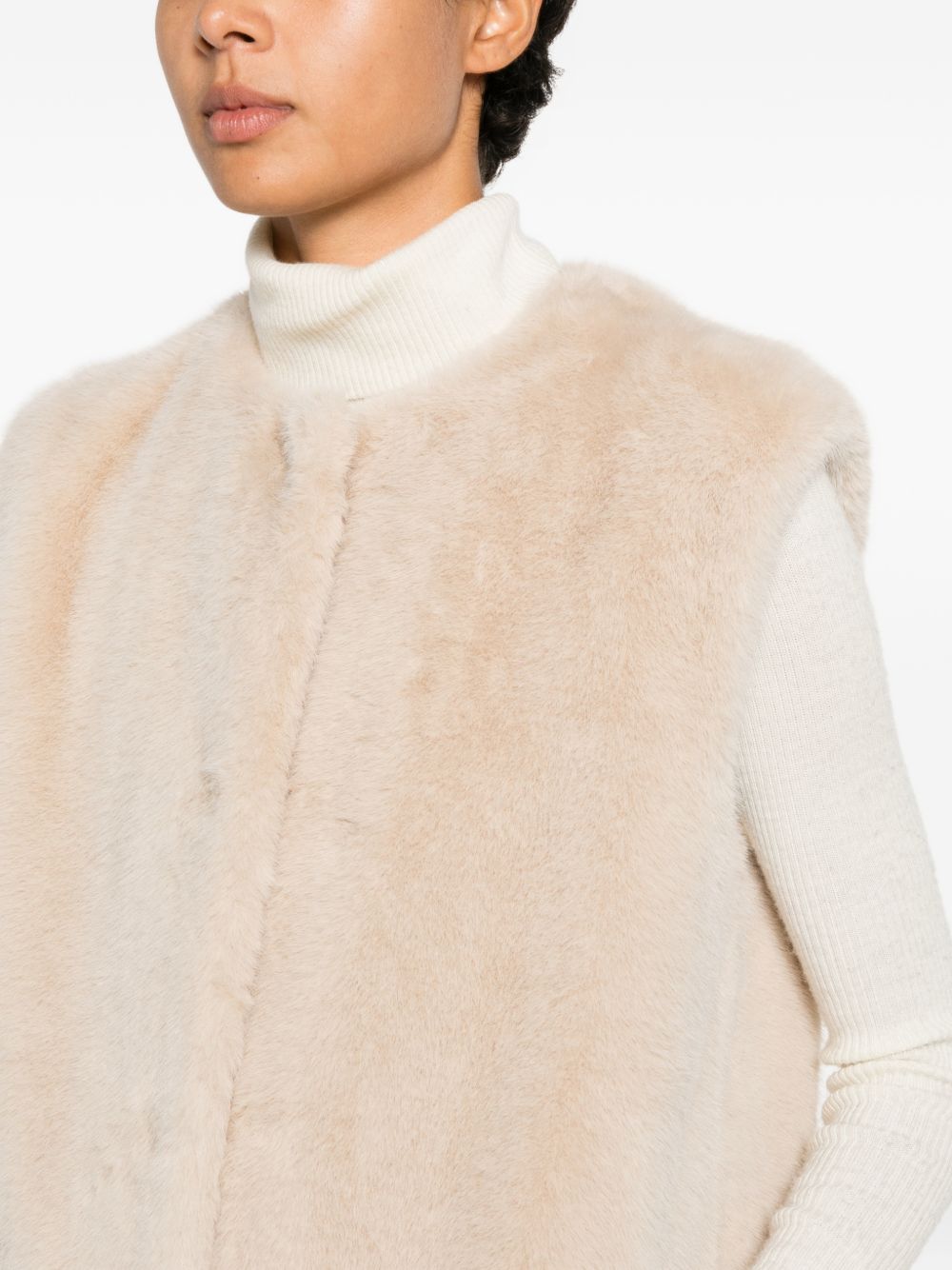 Herno Women Faux Fur Vest