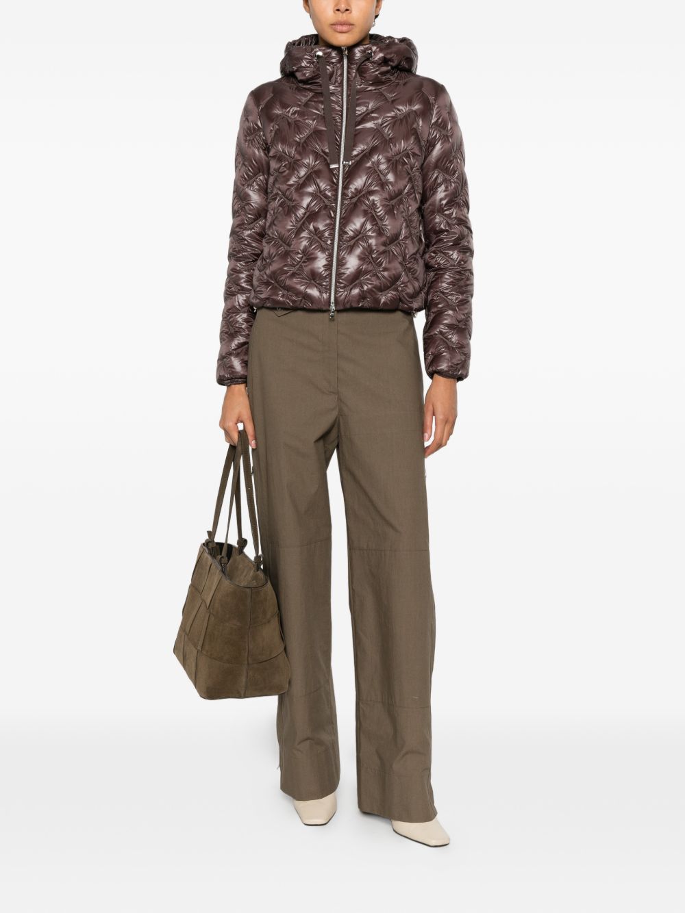 Herno Women Quilted Short Down Jacket