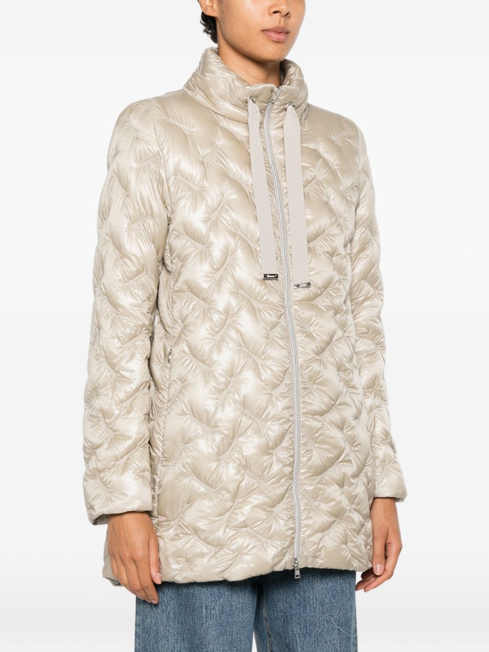 Herno Women Quilted Midi Down Jacket