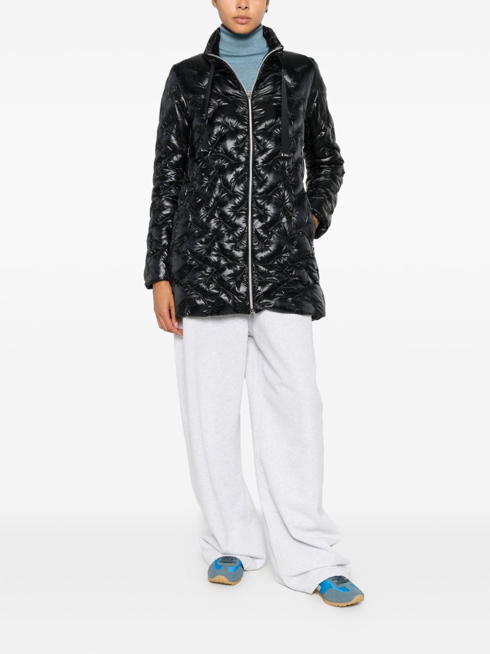 Herno Women Quilted Midi Down Jacket