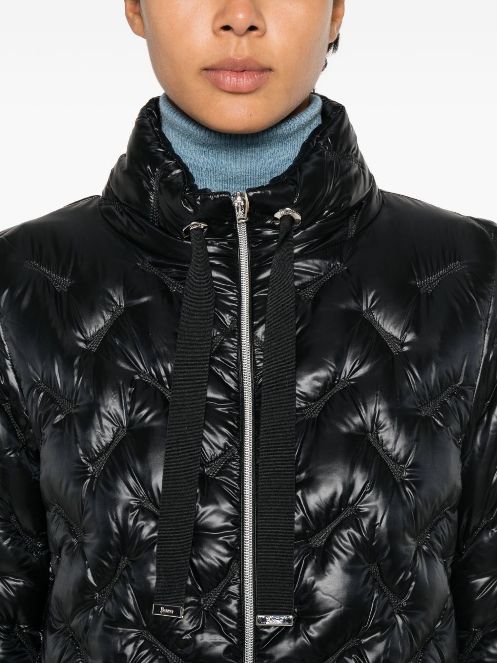 Herno Women Quilted Midi Down Jacket
