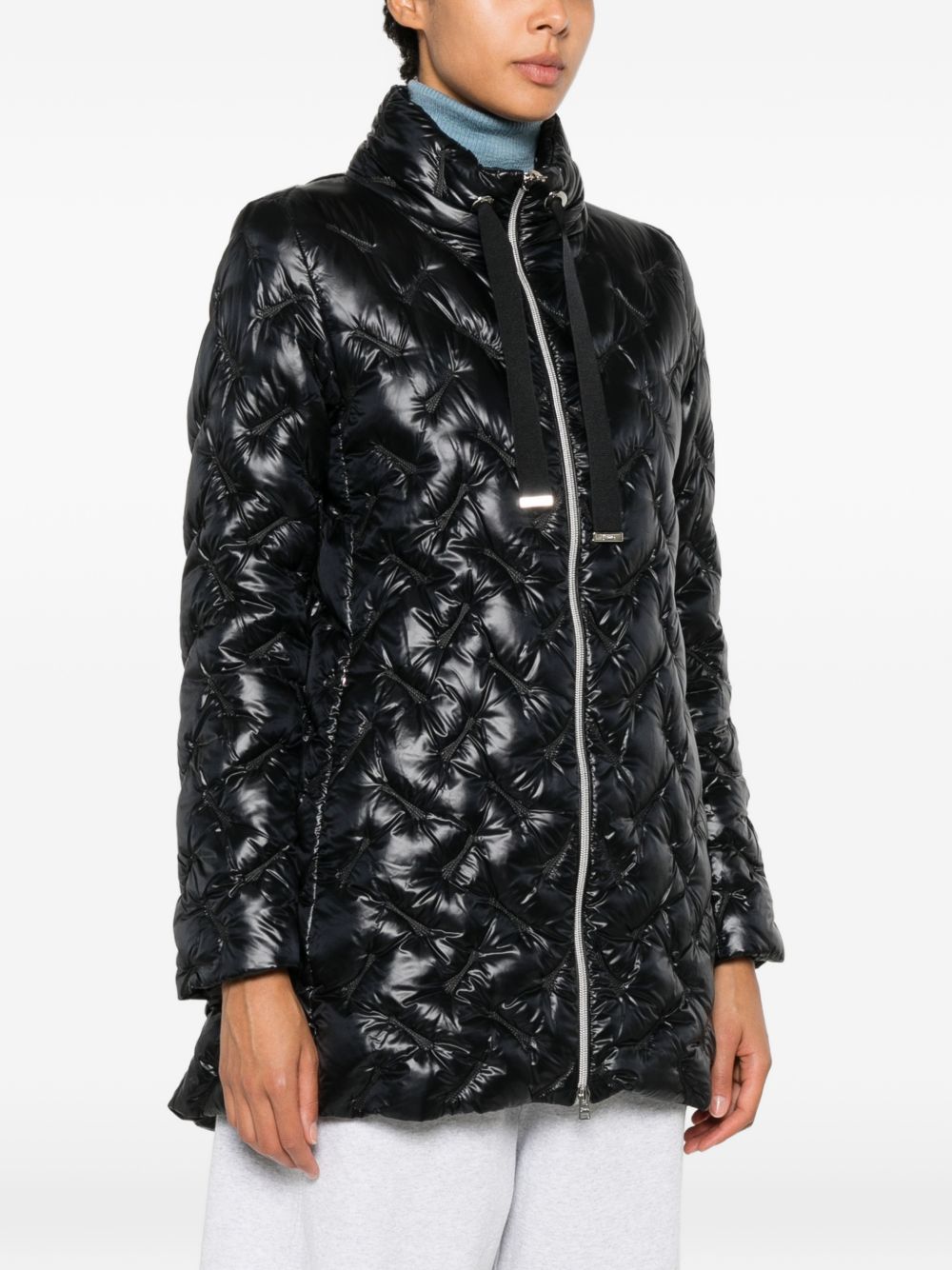 Herno Women Quilted Midi Down Jacket