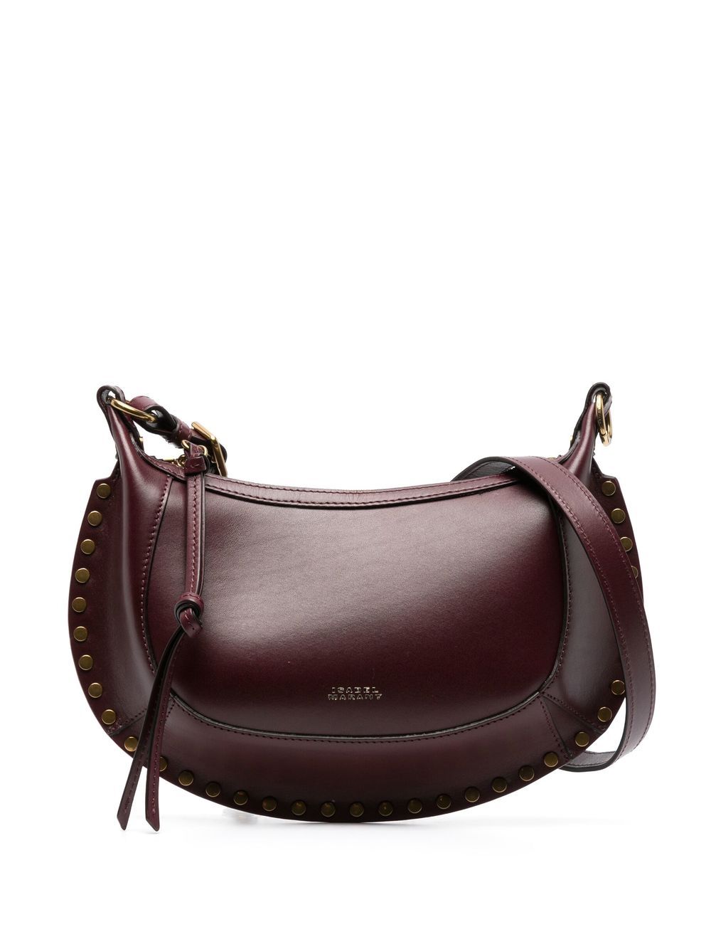 Isabel Marant Women Oskan Moon Leather Shoulder Bag