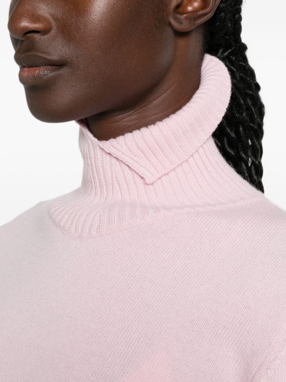 Jil Sander Women Wool Turtle-Neck Sweater