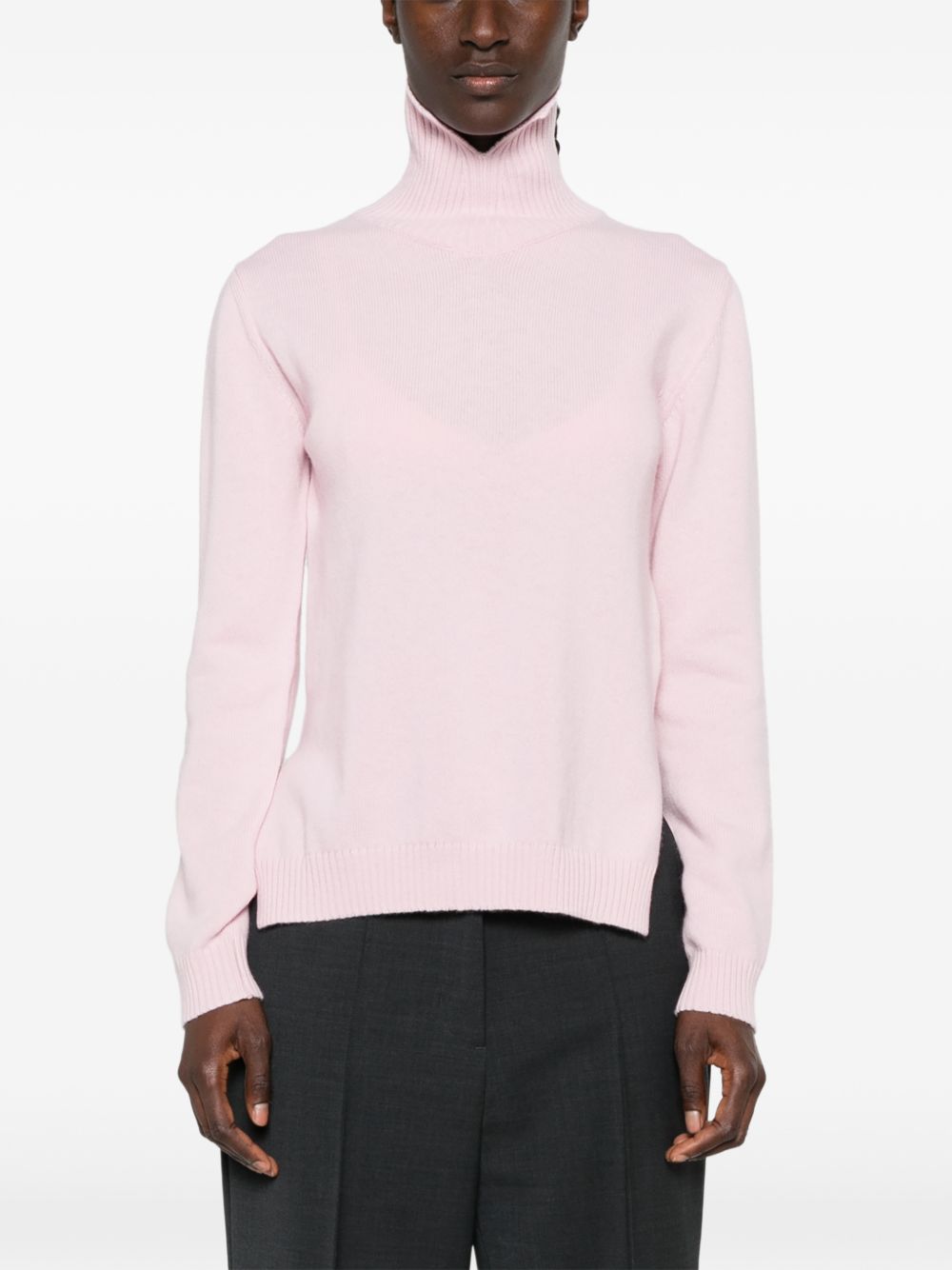 Jil Sander Women Wool Turtle-Neck Sweater