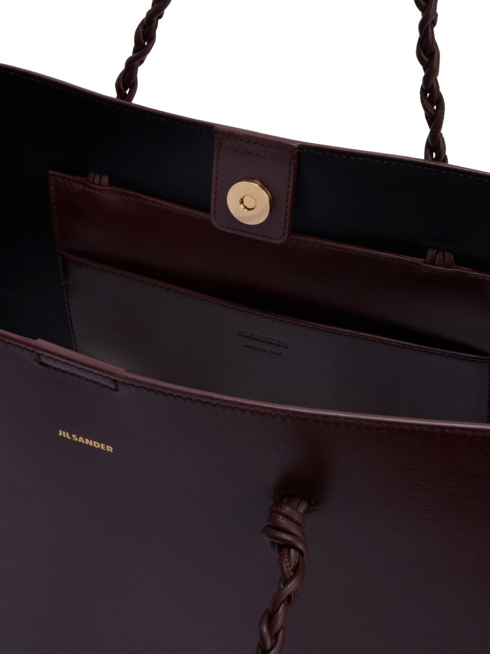Jil Sander Women Tangle Leather Tote Bag