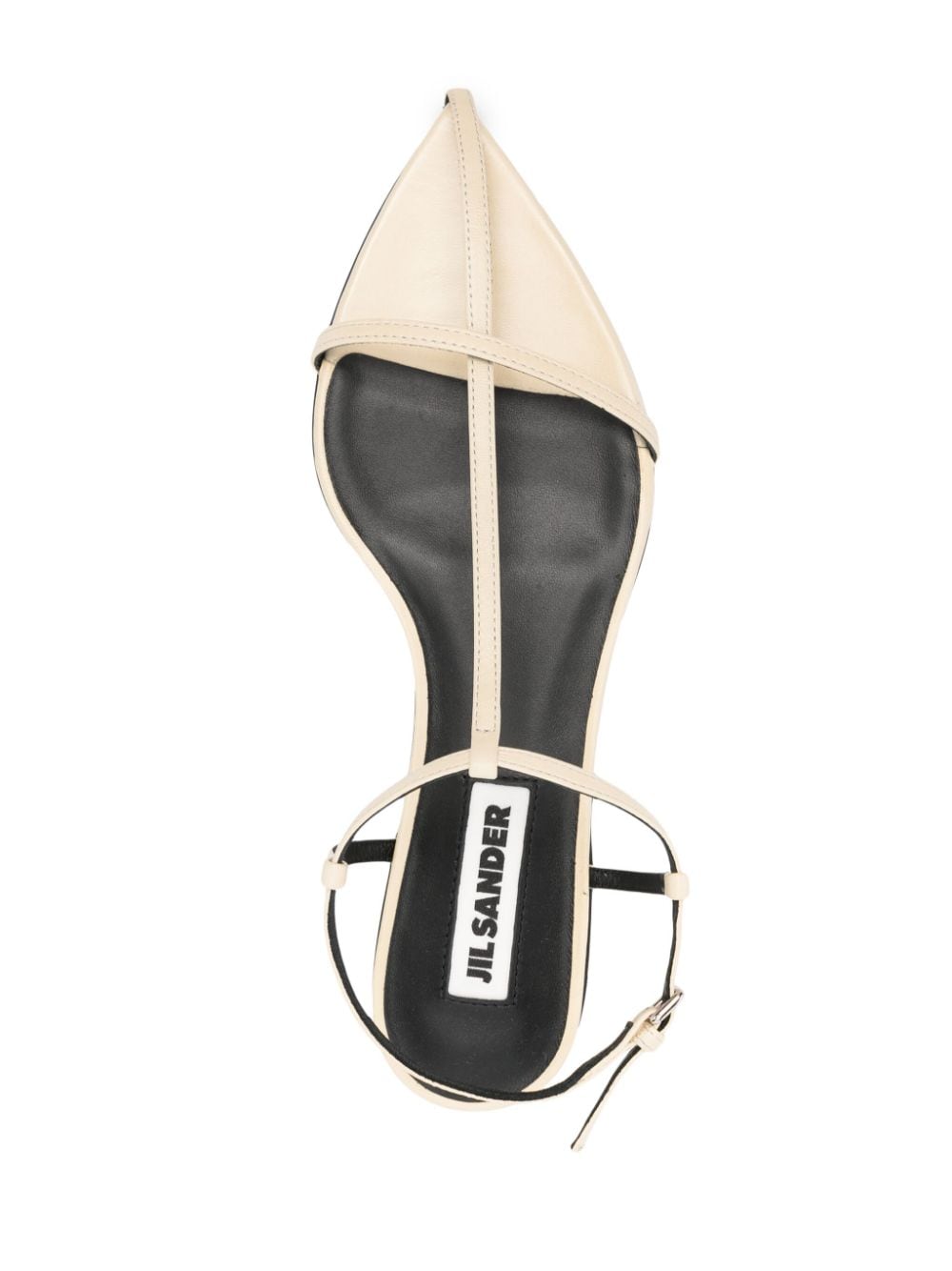 Jil Sander Women Leather Flat Sandals