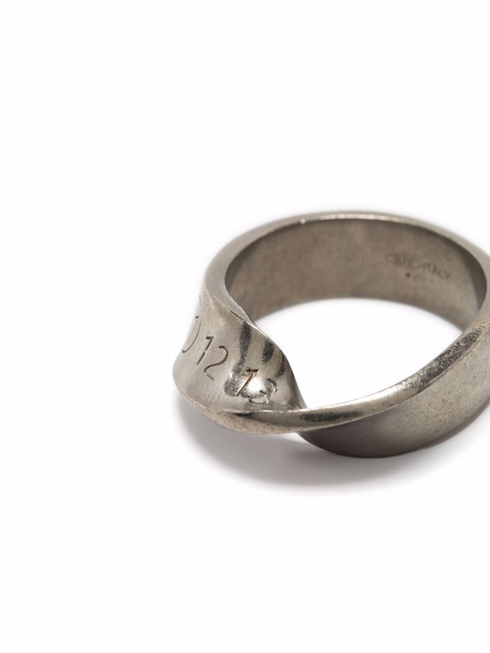 Maison Margiela Men Logo Twisted Number Ring