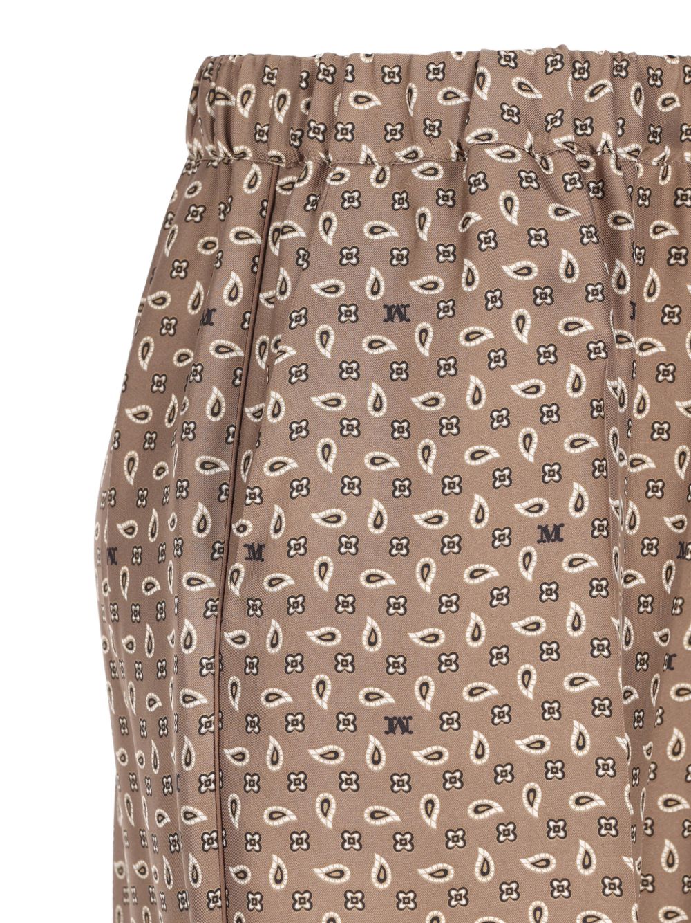 Max Mara Women Printed Silk Trousers
