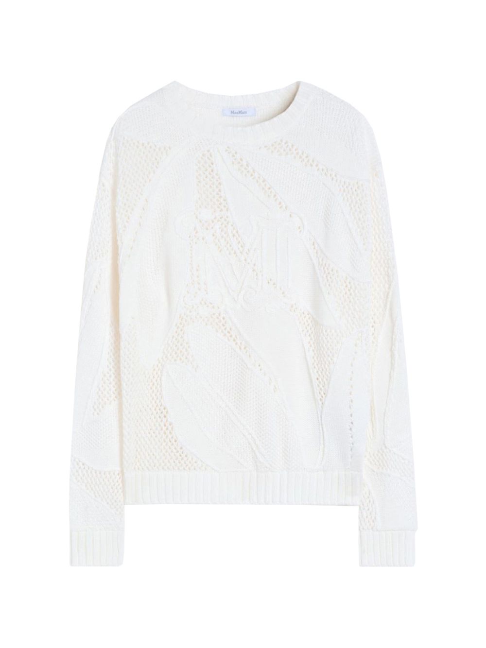 Max Mara Women Embroidered Cotton Sweater