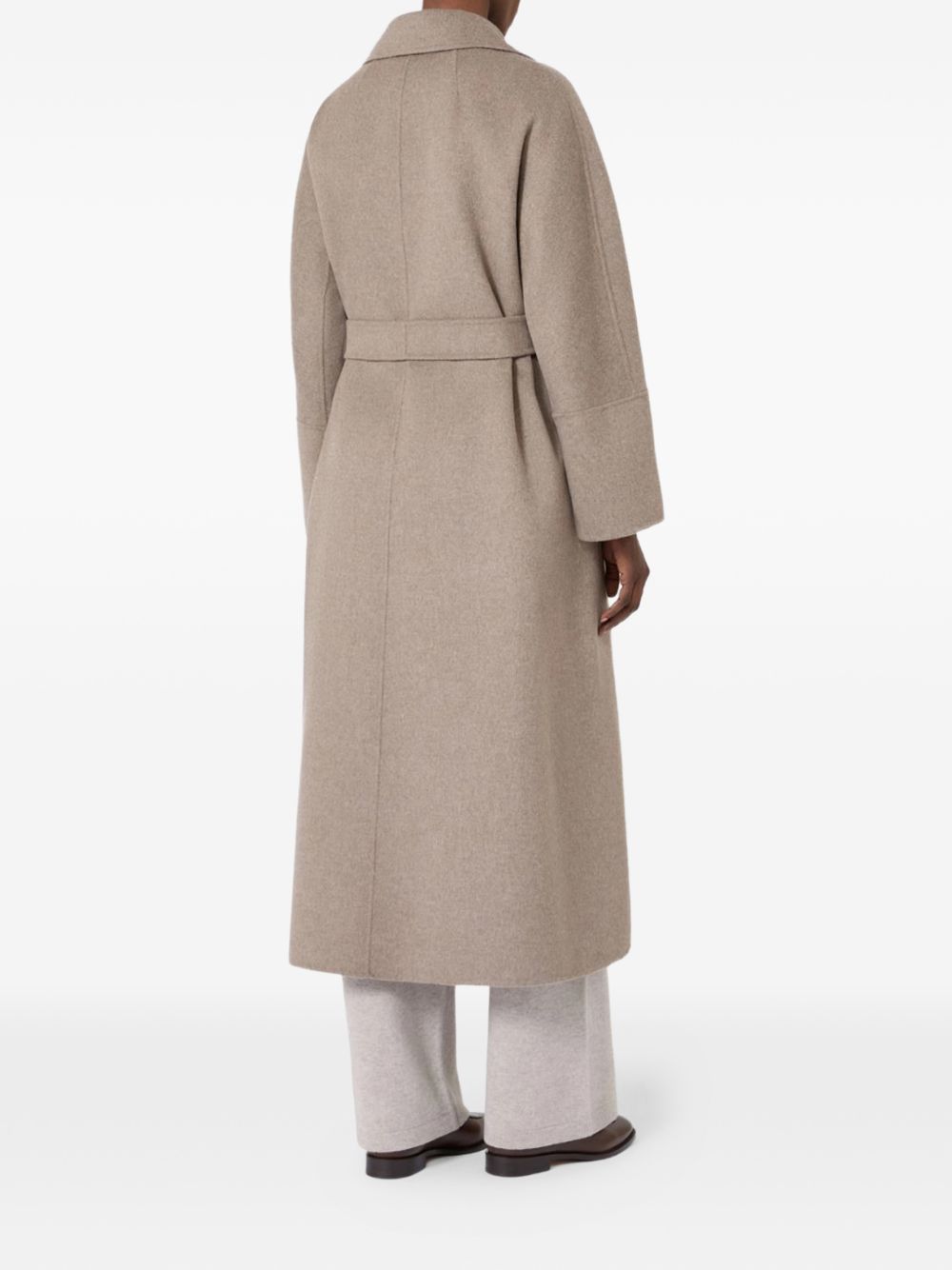 S Max Mara Women Wool Belted Coat
