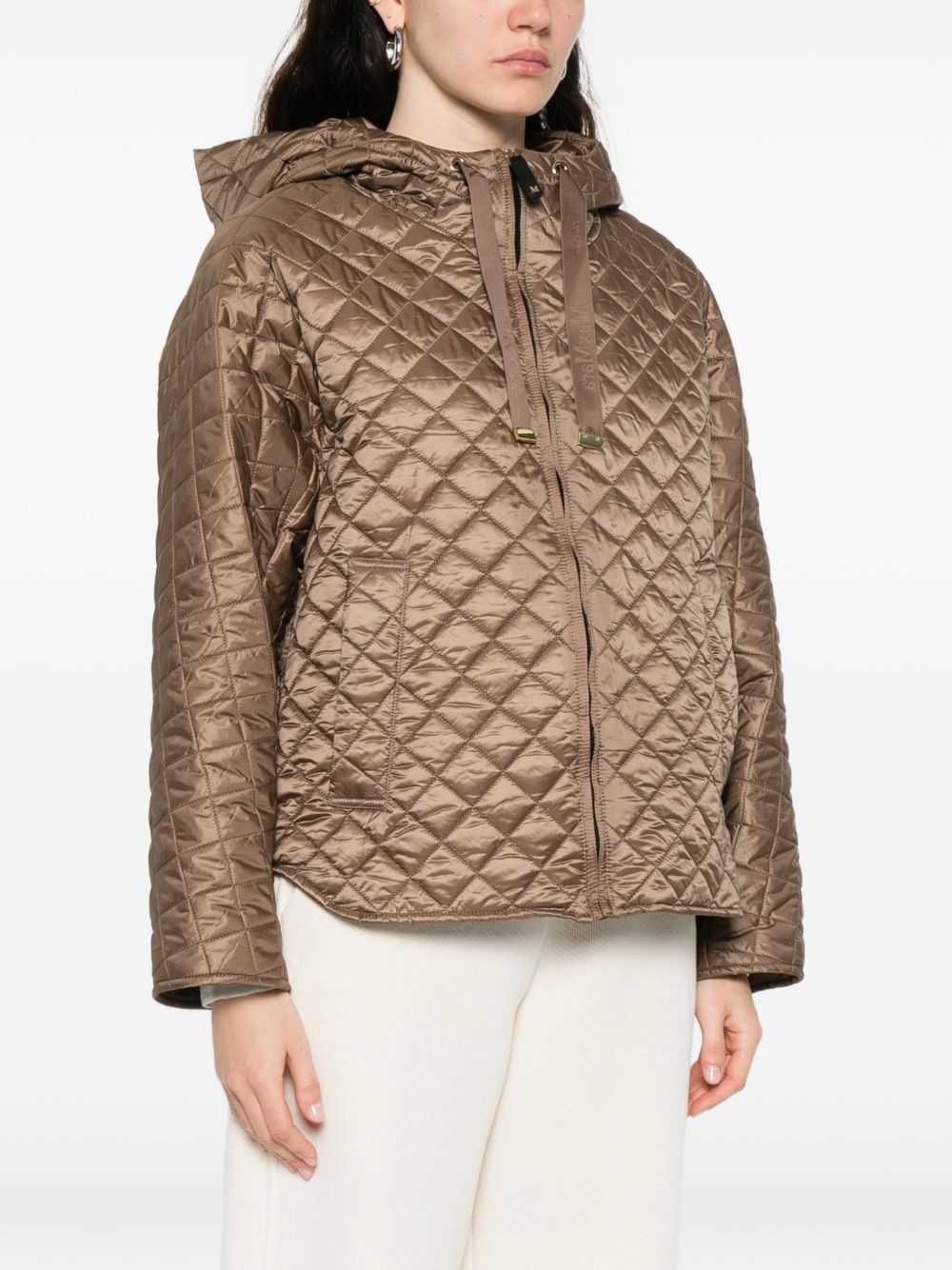 Max Mara The Cube Women Quilted Nylon Blouson Jacket