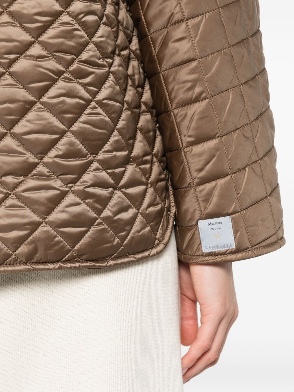Max Mara The Cube Women Quilted Nylon Blouson Jacket