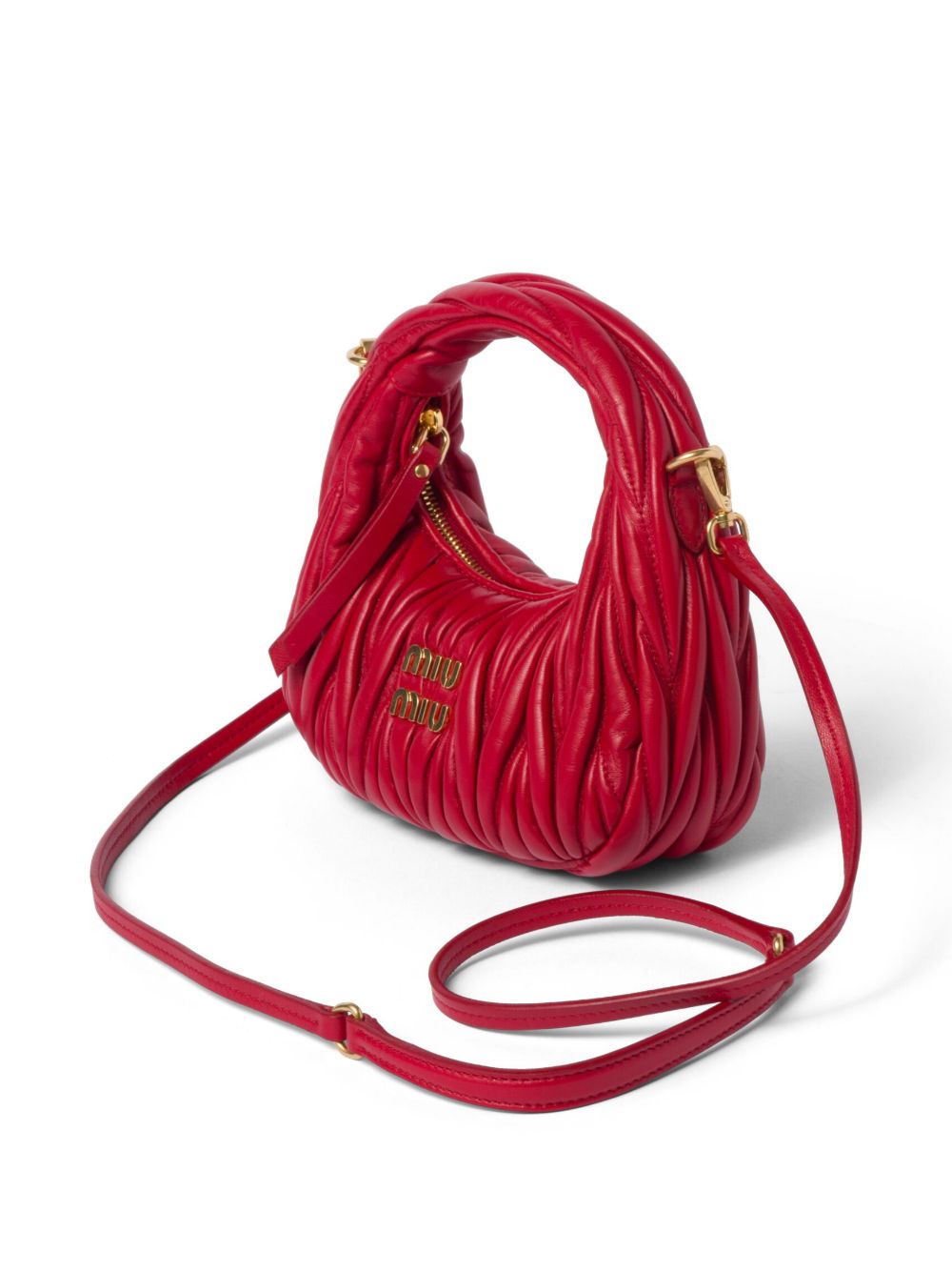 Miu Miu Women Wander Leather Mini Bag