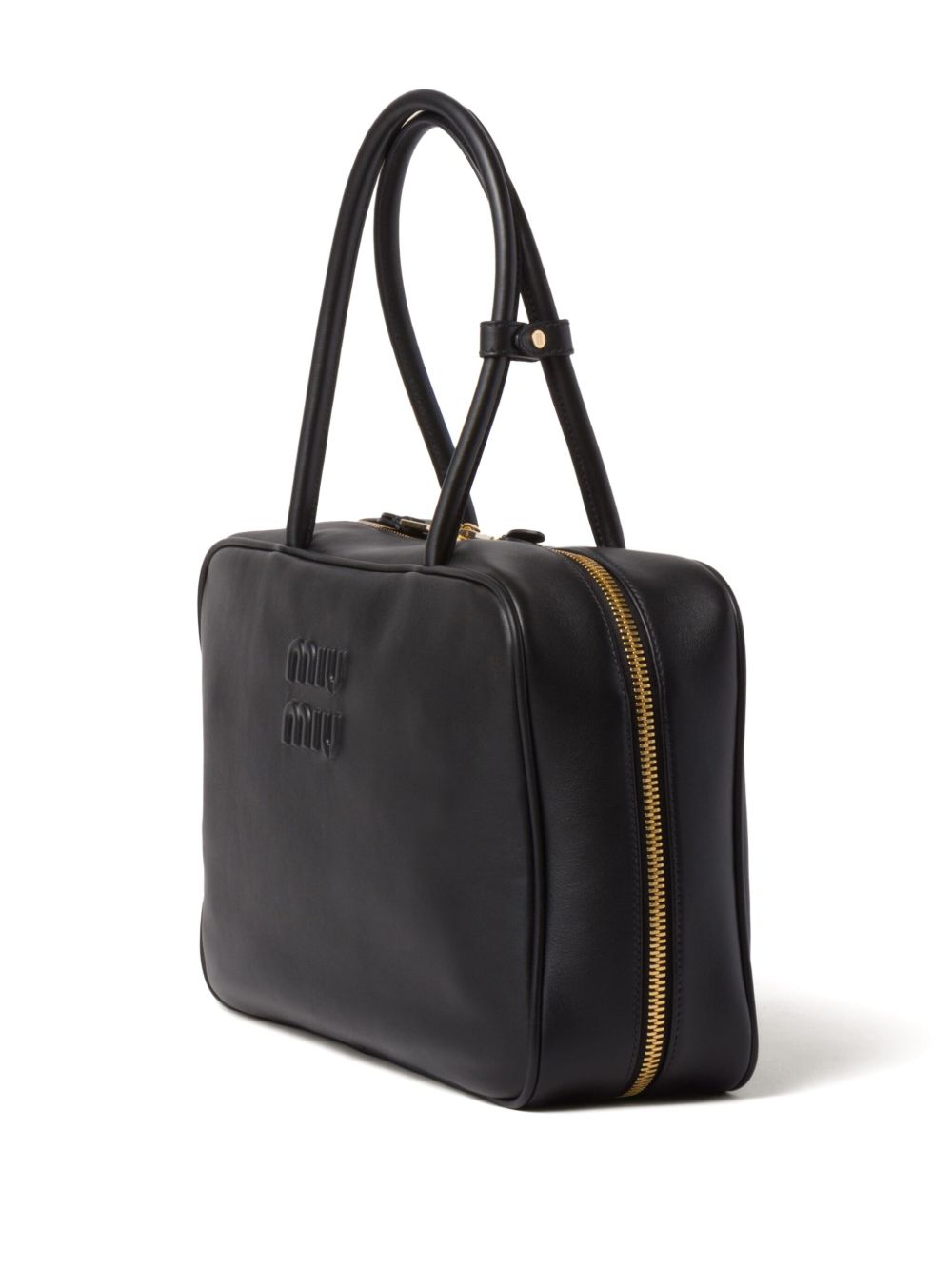 Miu Miu Women Beau Large Leather Handbag