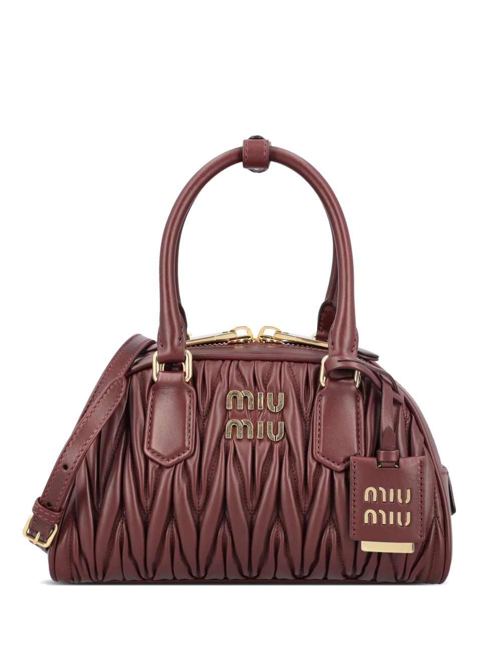 Miu Miu Women Arcadie Leather Handbag