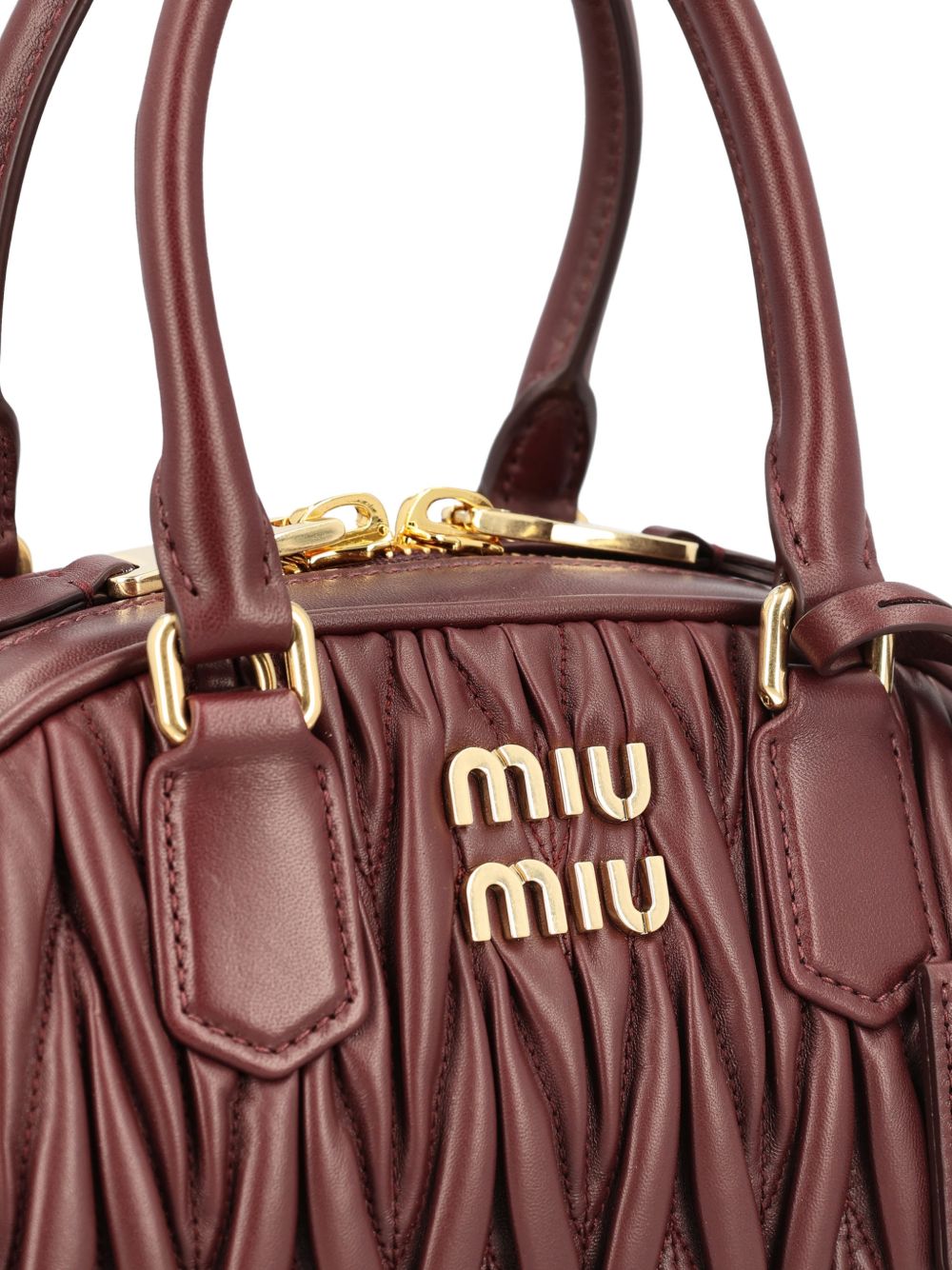 Miu Miu Women Arcadie Leather Handbag