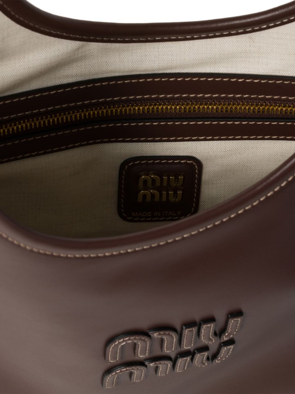 Miu Miu Women Ivy Leather Shoulder Bag