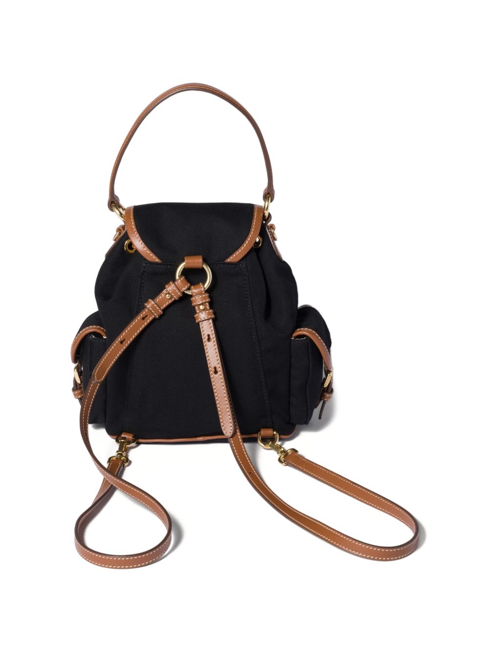 Miu Miu Women Canvas And Leather Medium Backpack